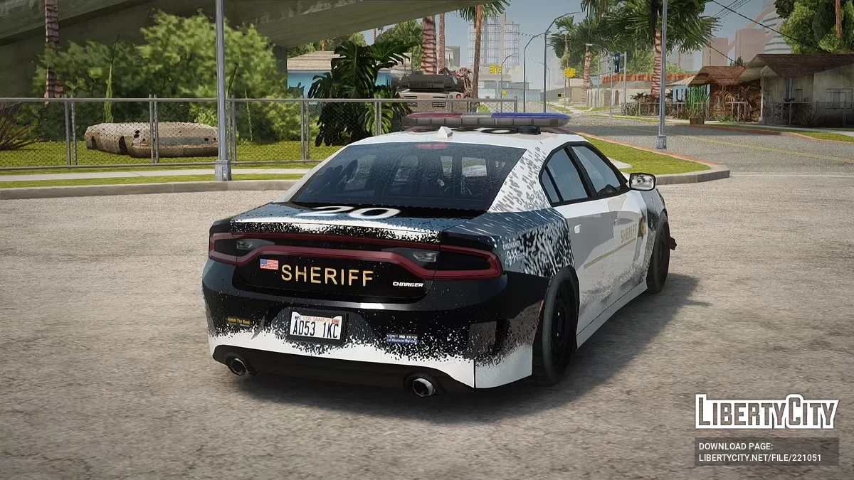 Dodge Charger Los Santos Sheriff Departament Winter Edition / GTA San Andreas