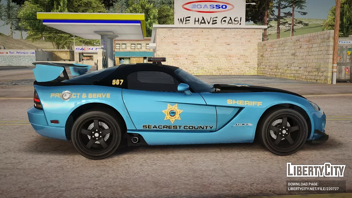 Dodge Viper SRT '10 Need For Speed (Hot Pursuit '10) / GTA San Andreas