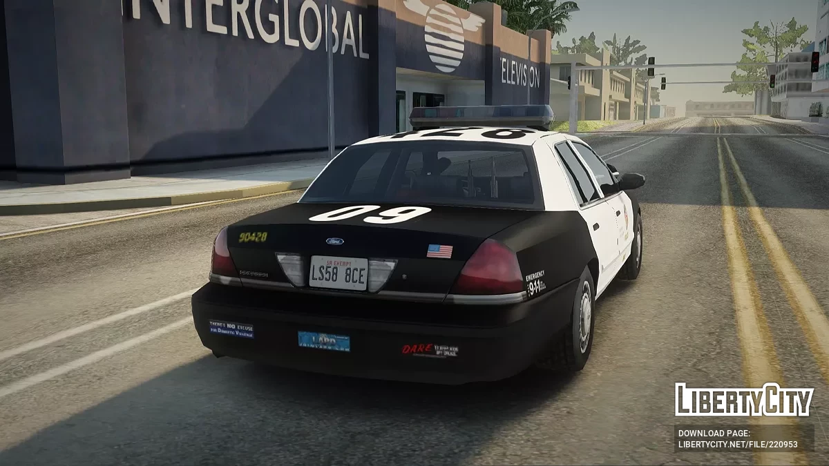 Ford Crown Victoria '05 Los Angeles Police Departament / GTA San Andreas