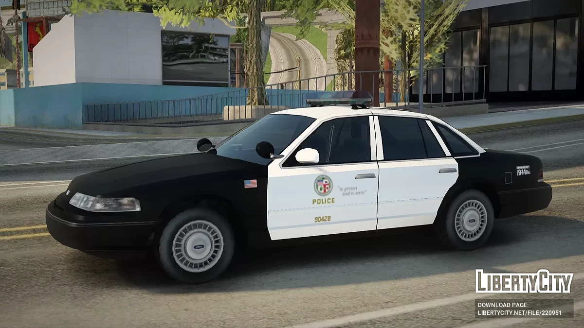 Ford Crown Victoria '92 Los Angeles Police Departament / GTA San Andreas