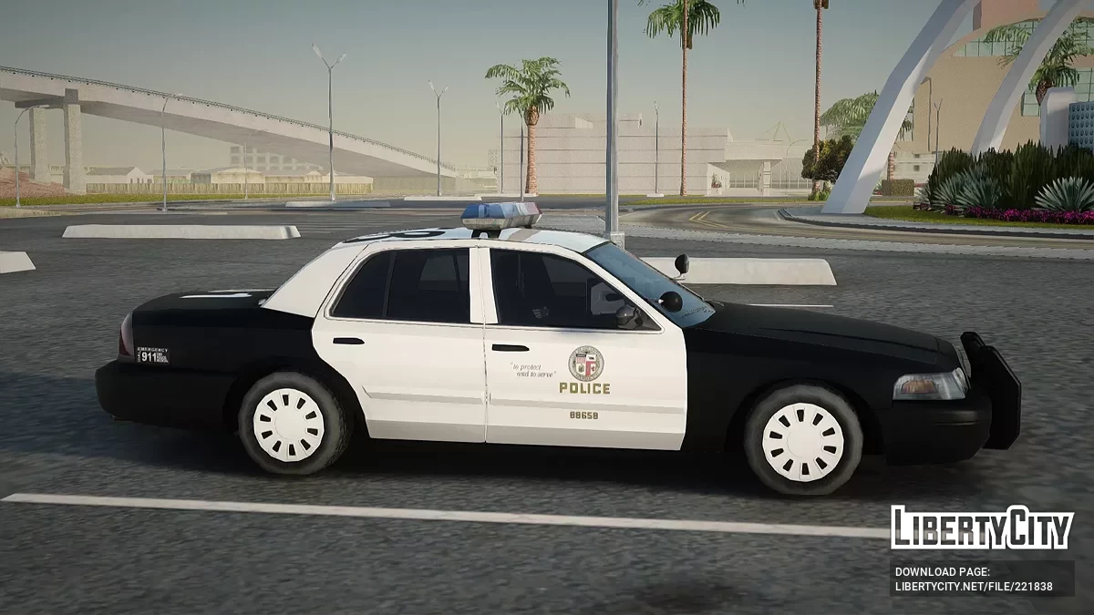 Ford Crown Victoria LAPD MX7000 [AVS] / GTA San Andreas