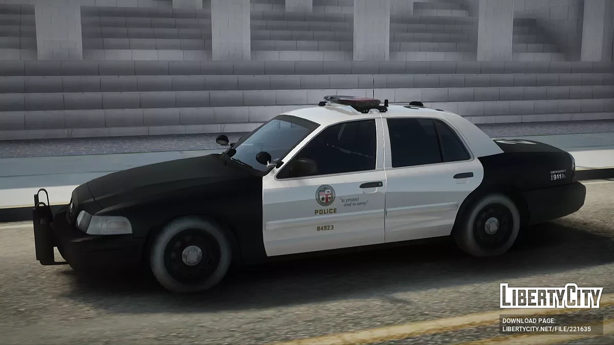 Ford Crown Victoria South Traffic Division Federal Signal Arjent / جي تي إيه سان أندرياس