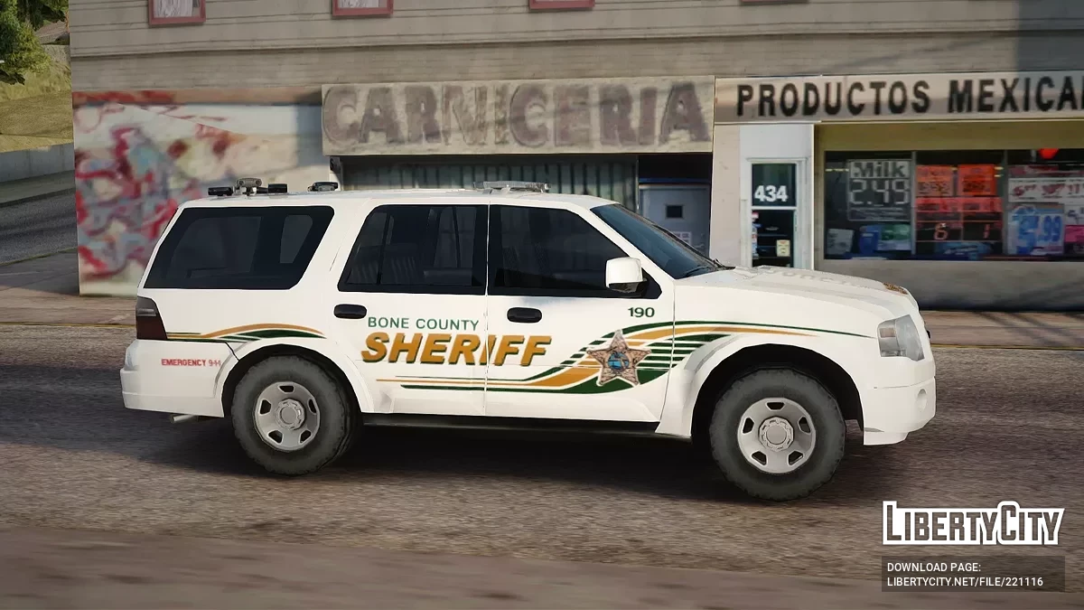 Ford Expedition 2011 Bone County Sheriff Departament / جي تي إيه سان أندرياس