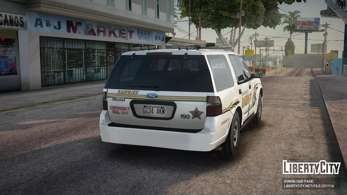 Ford Expedition 2011 Bone County Sheriff Departament / جي تي إيه سان أندرياس