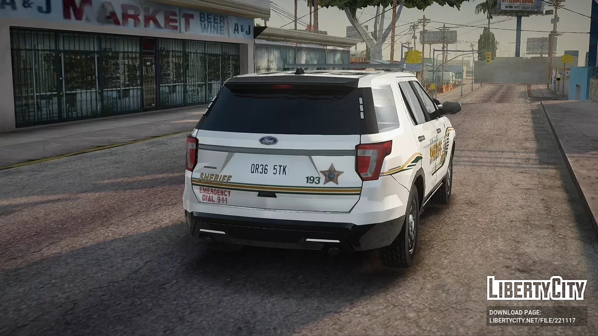 Ford Explorer 2016 Bone County Sheriff Departament / جي تي إيه سان أندرياس