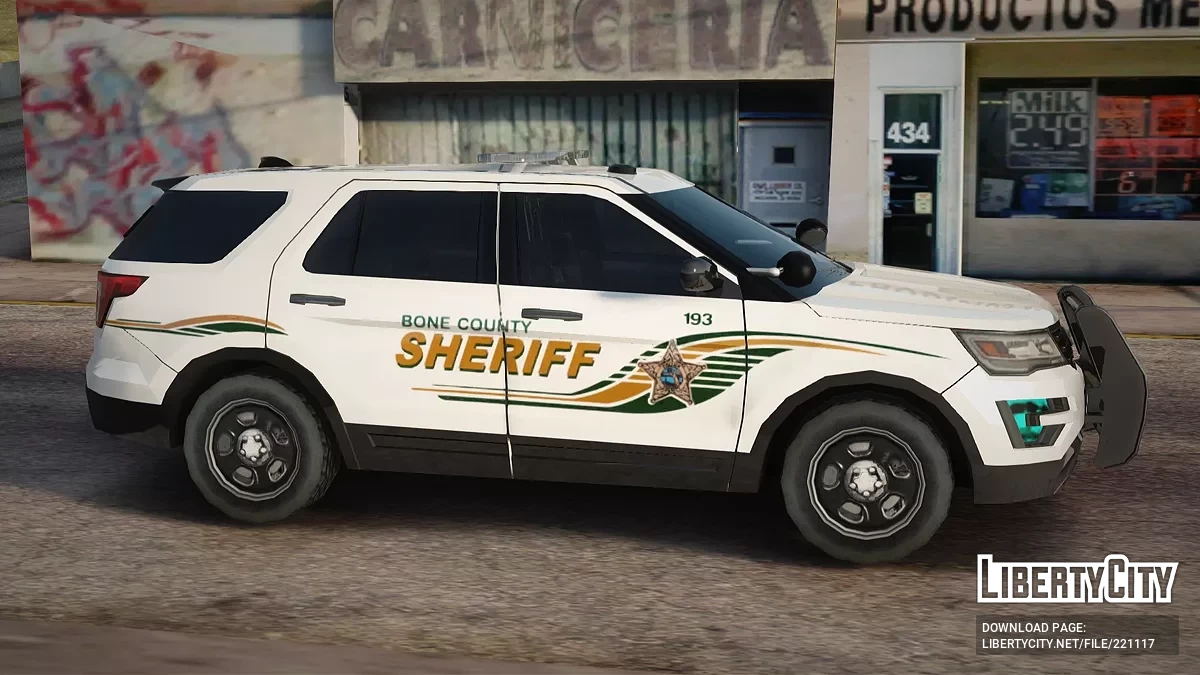 Ford Explorer 2016 Bone County Sheriff Departament / جي تي إيه سان أندرياس