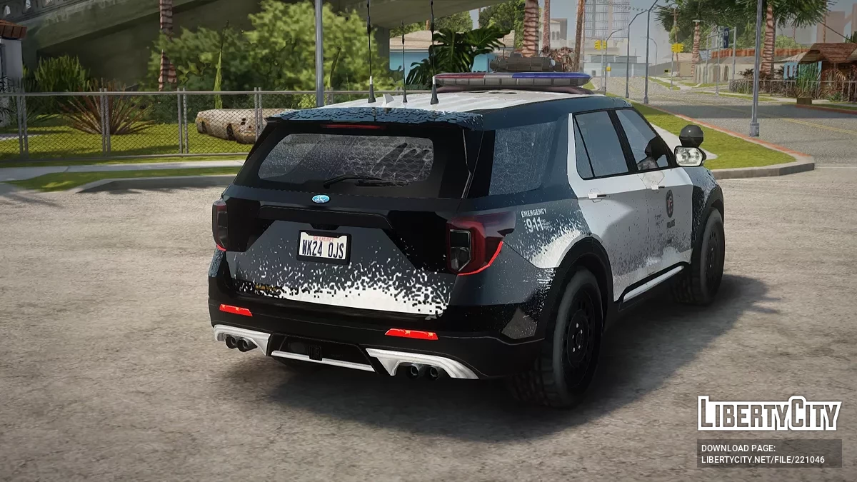 Ford Explorer Los Angeles Police Departament Winter Edition / جي تي إيه سان أندرياس
