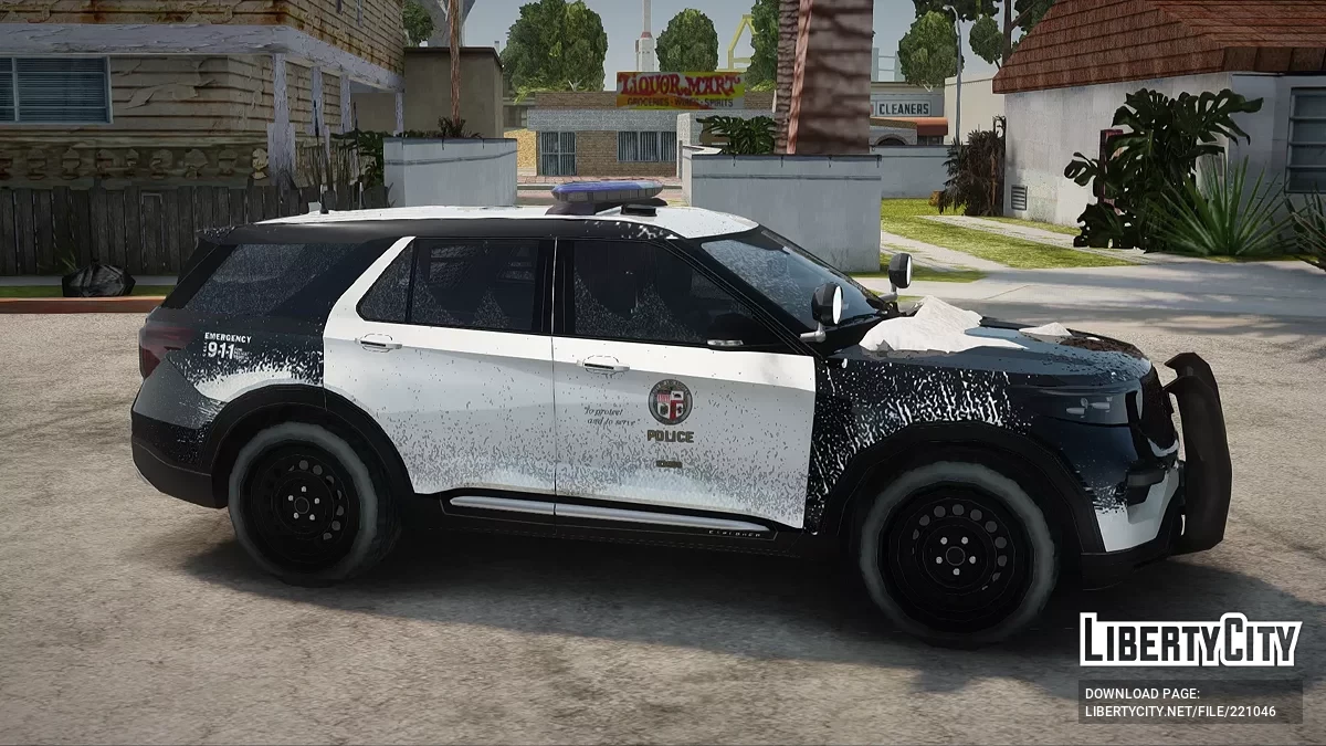 Ford Explorer Los Angeles Police Departament Winter Edition / جي تي إيه سان أندرياس