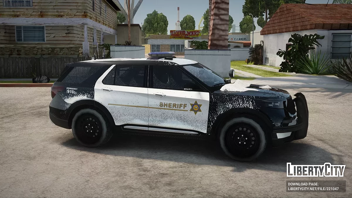 Ford Explorer Los Santos Sheriff Departament Winter Edition / جي تي إيه سان أندرياس
