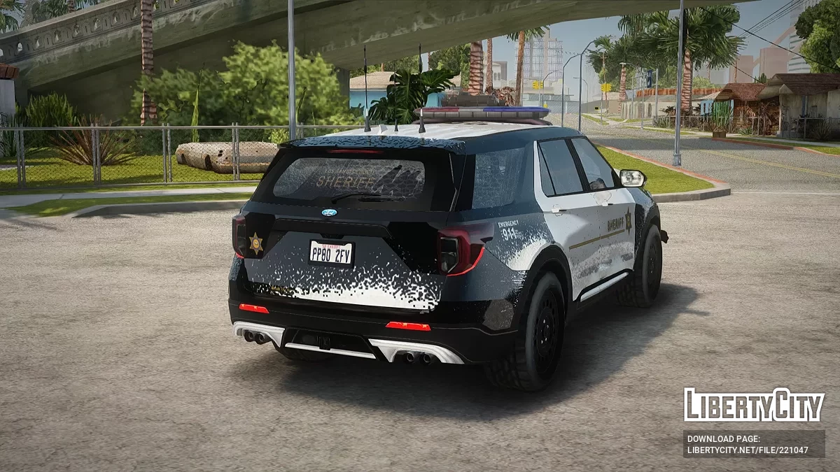 Ford Explorer Los Santos Sheriff Departament Winter Edition / جي تي إيه سان أندرياس