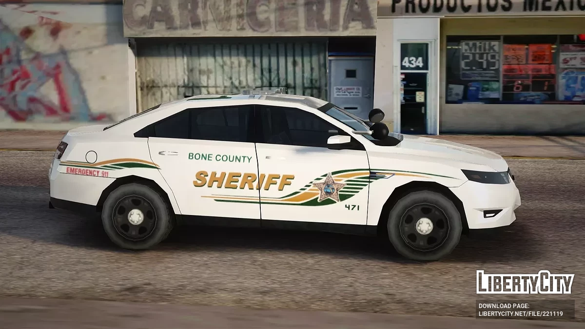 Ford Taurus 2011 Bone County Sheriff Departament / جي تي إيه سان أندرياس