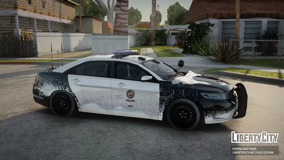 Ford Taurus Los Angeles Police Departament Winter Edition / جي تي إيه سان أندرياس