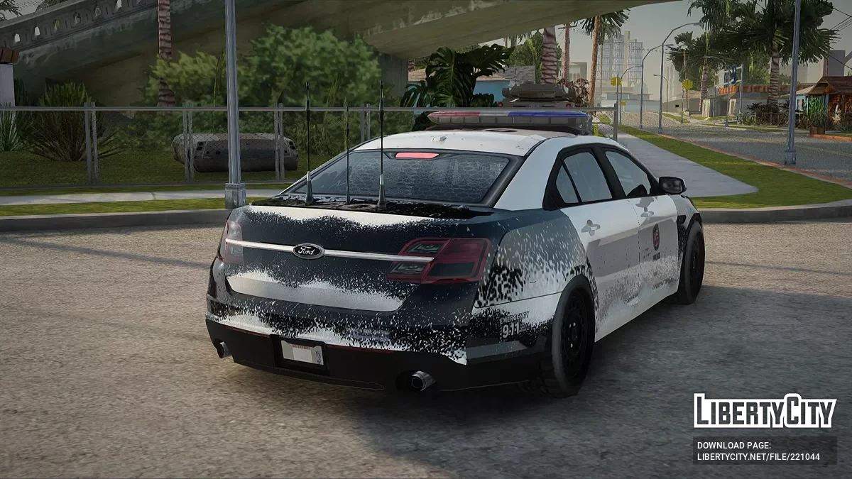 Ford Taurus Los Angeles Police Departament Winter Edition / جي تي إيه سان أندرياس
