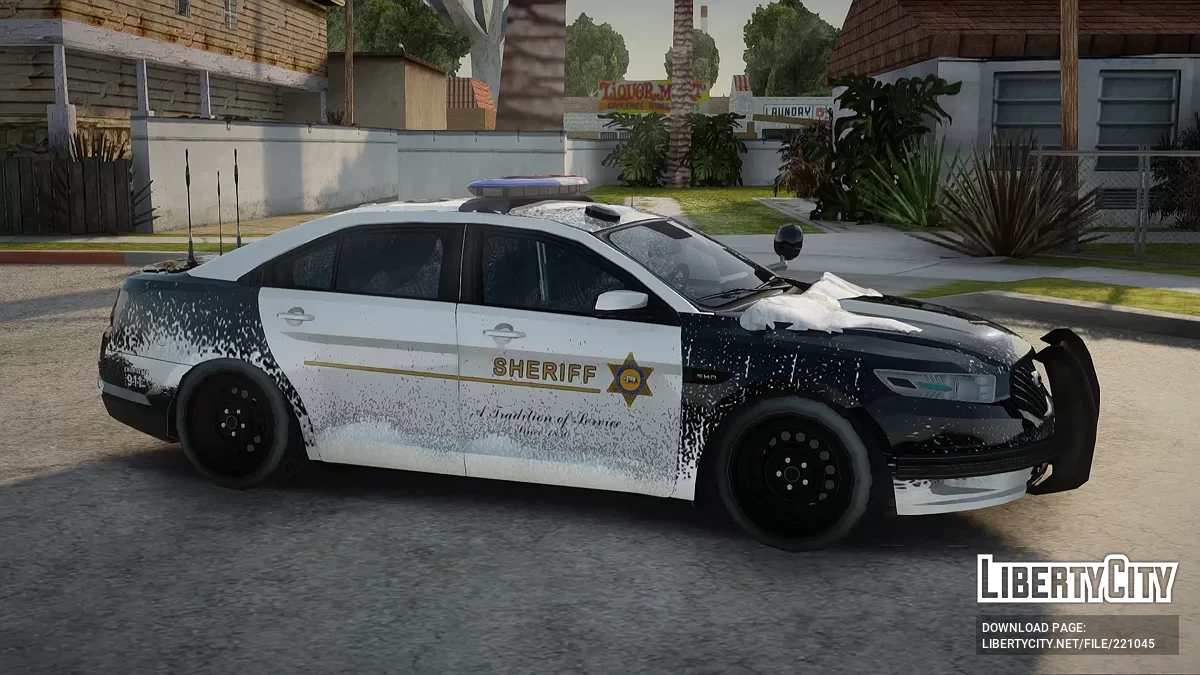 Ford Taurus Los Santos Sheriff Departament Winter Edition / جي تي إيه سان أندرياس