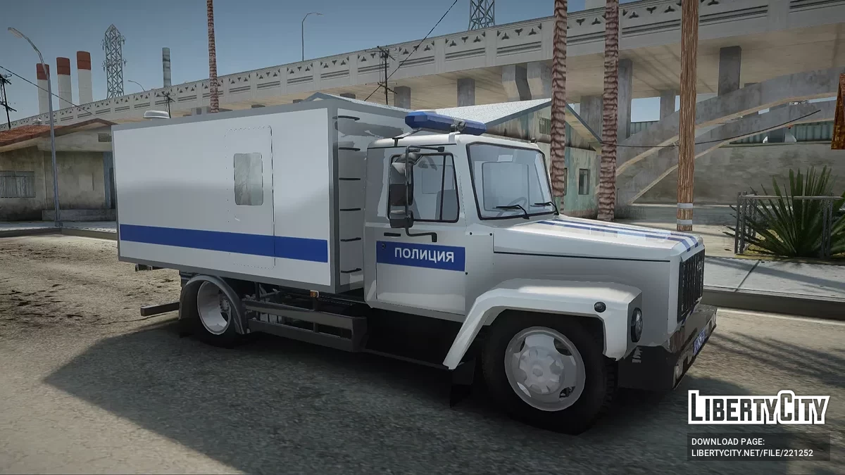 GAZ 3309 Polícia / GTA San Andreas