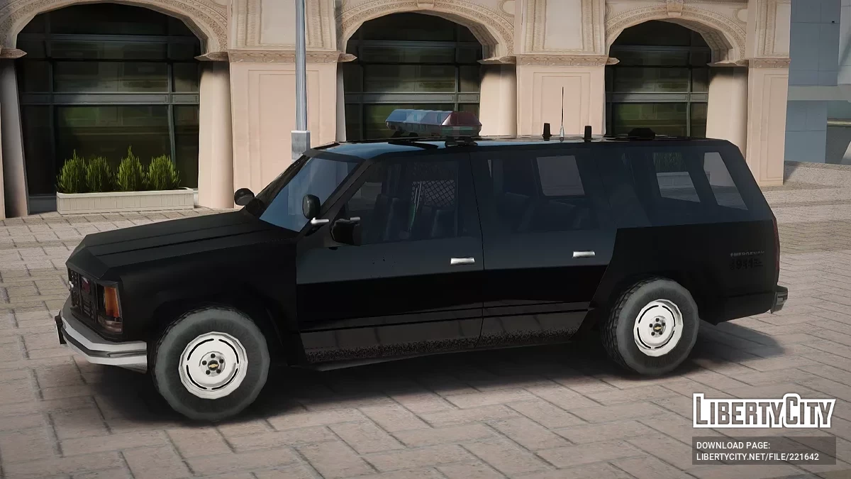 Chevrolet Tahoe LAPD z lat 90-tych [AVS] / GTA San Andreas