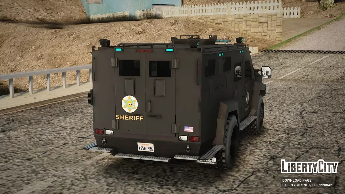 Lenco BearCat Los Santos Sheriff Departament Special Enforcement Bureau / GTA San Andreas