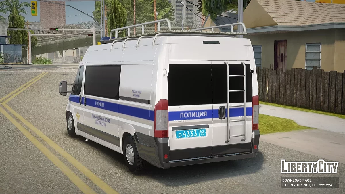 Peugeot Boxer Brandtechnisches Labor der Polizei / GTA San Andreas