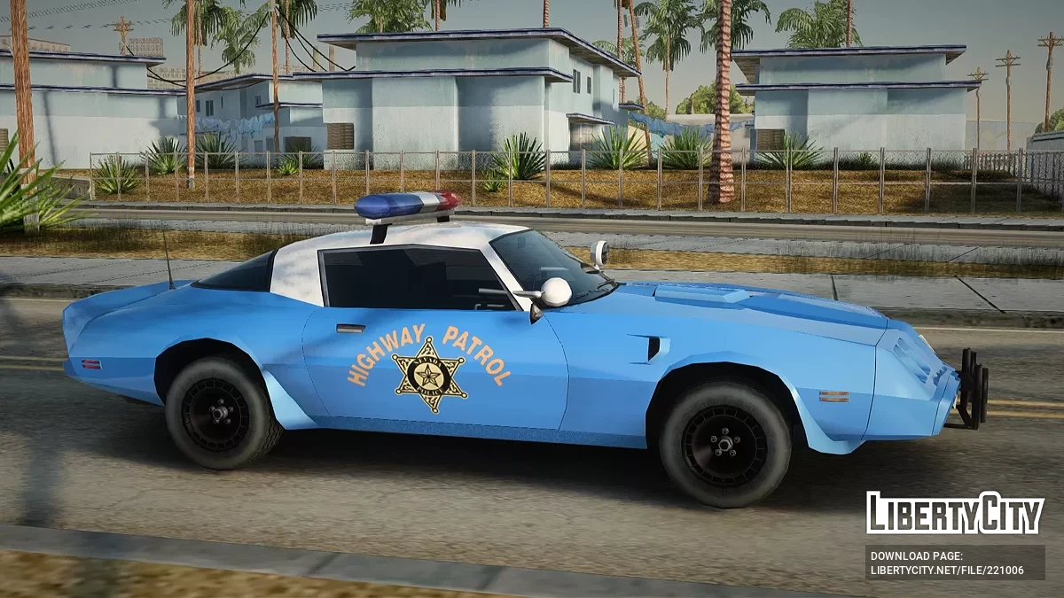 Pontiac Firebird Trans Am '79 Nevada Highway Patrol / GTA San Andreas