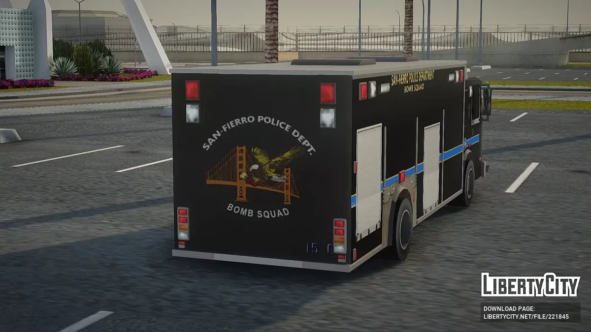 SAFD Bomb Squad Police Car / GTA San Andreas