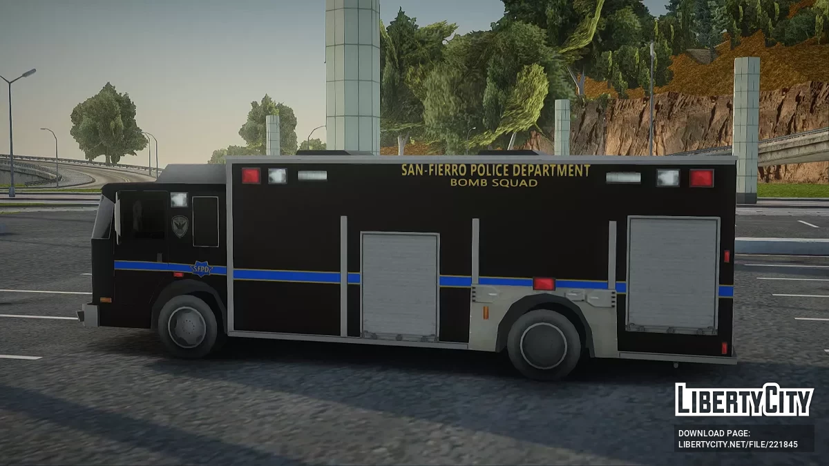 SAFD Bomb Squad Police Car / GTA San Andreas