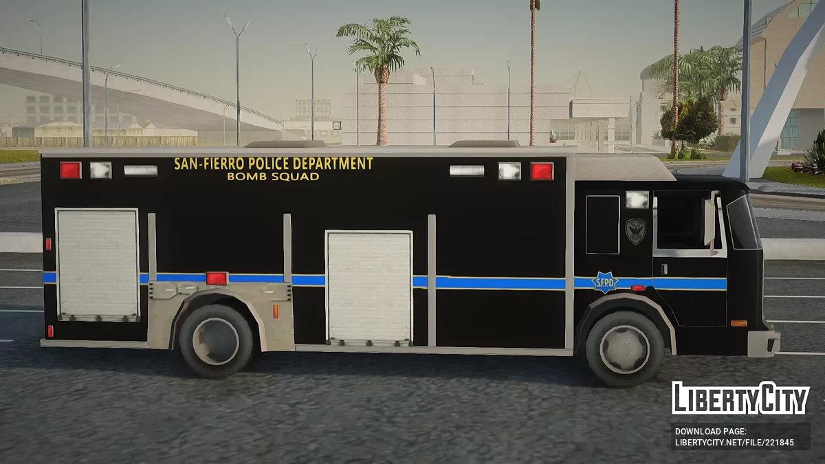 SAFD Bomb Squad Police Car / GTA San Andreas