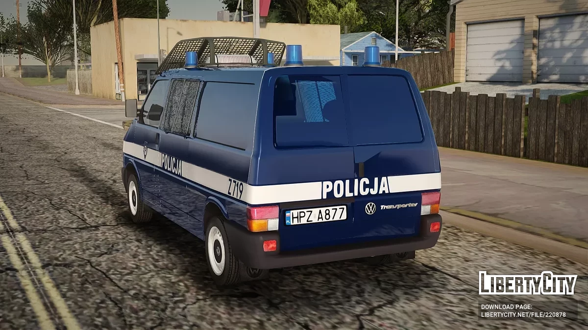 Volkswagen Transporter T4 Policja KSP / GTA San Andreas