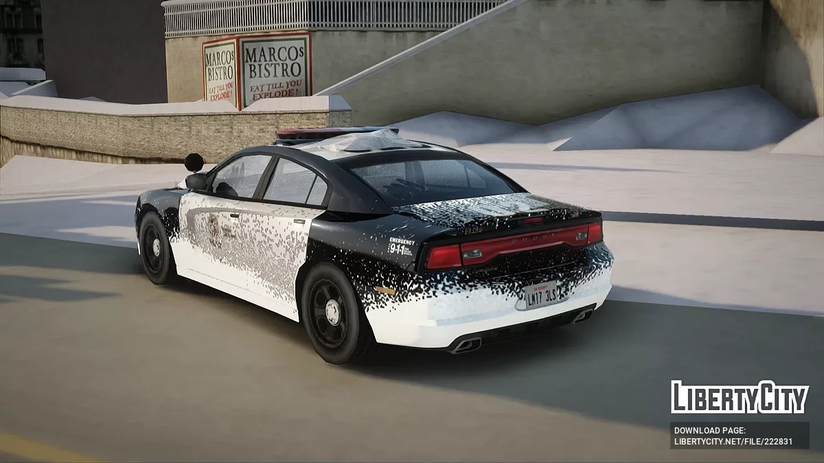 Dodge Charger 警车冬季版 / GTA San Andreas