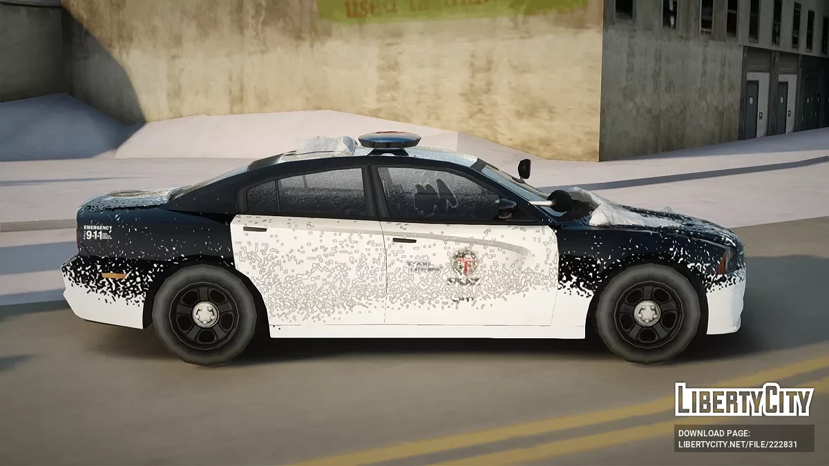 Dodge Charger 警车冬季版 / GTA San Andreas