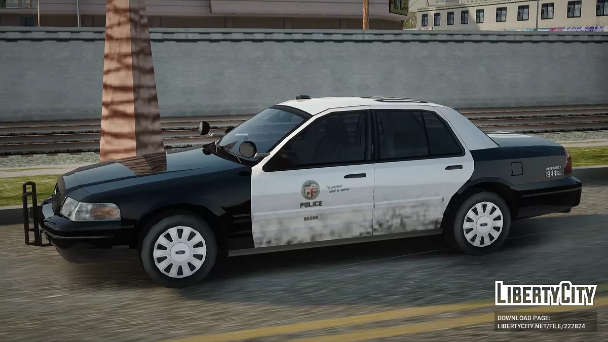 Ford Crown Victoria LAPD Slicktop Divisão de Trânsito / GTA San Andreas