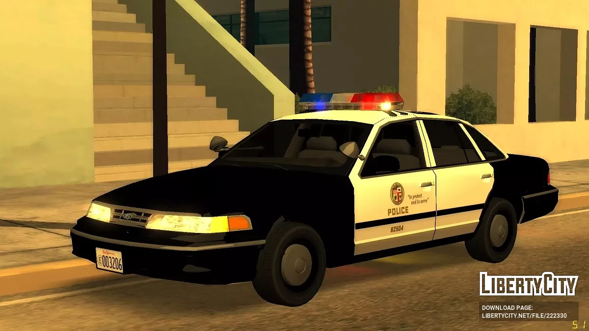 [ImVeFt] [ELM] Modifizierter 1997 Ford Crown Victoria LAPD Patrol / GTA San Andreas