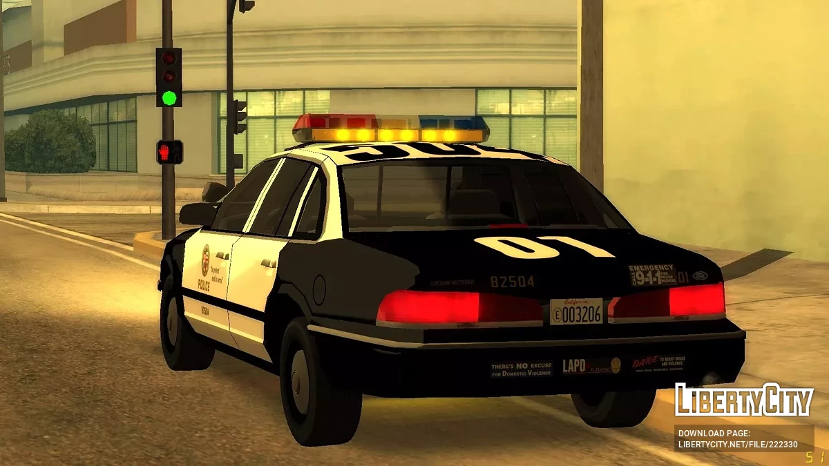 [ImVeFt] [ELM] Modifizierter 1997 Ford Crown Victoria LAPD Patrol / GTA San Andreas