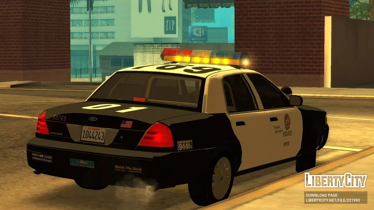 [ImVeFt] [ELM] Modified 2004 CVPI LAPD Patrol / GTA San Andreas