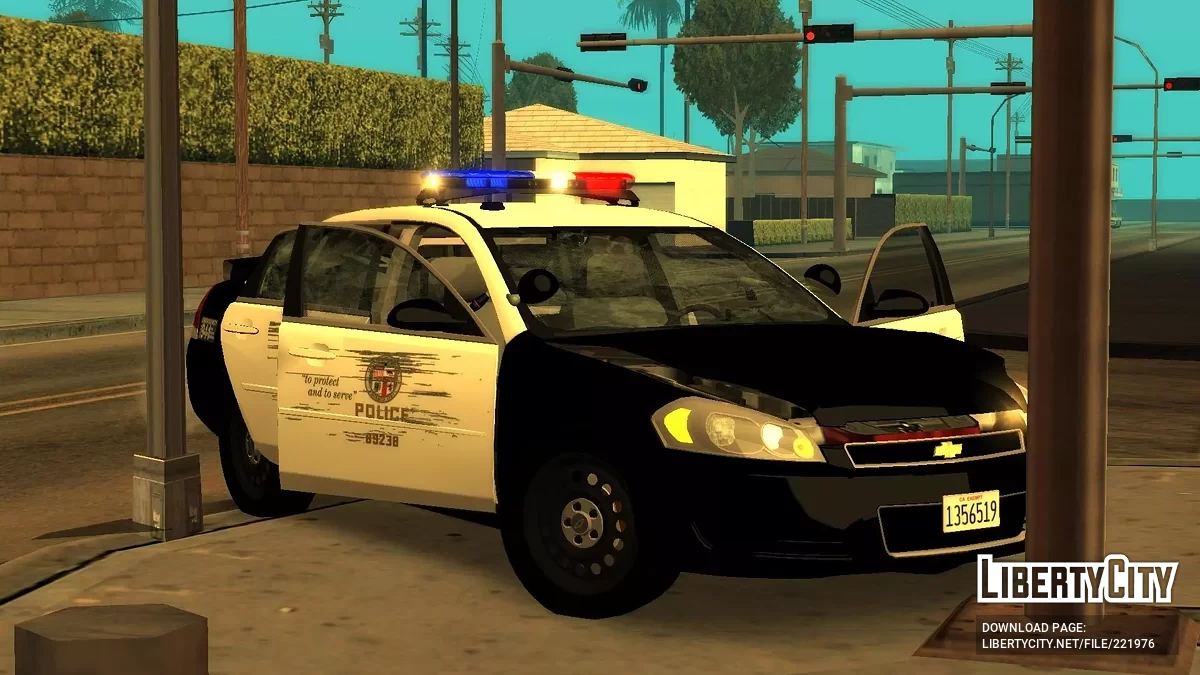 [ImVeFt] [ELM] Modified 2007 Impala LAPD Patrol / GTA San Andreas