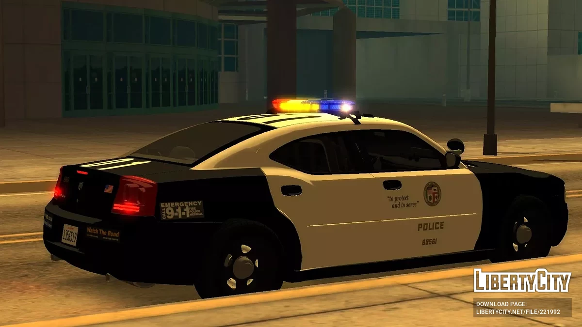 [ImVeFt] [ELM] Modified 2010 Charger LAPD Patrol / GTA San Andreas