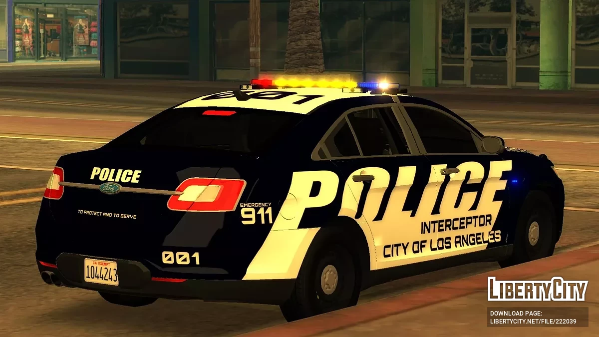 2011 Taurus Police Interceptor LA-based / GTA San Andreas