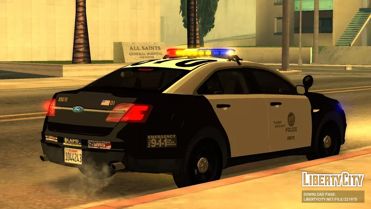 [ImVeFt] [ELM] Modified 2013 Taurus LAPD Patrol / GTA San Andreas