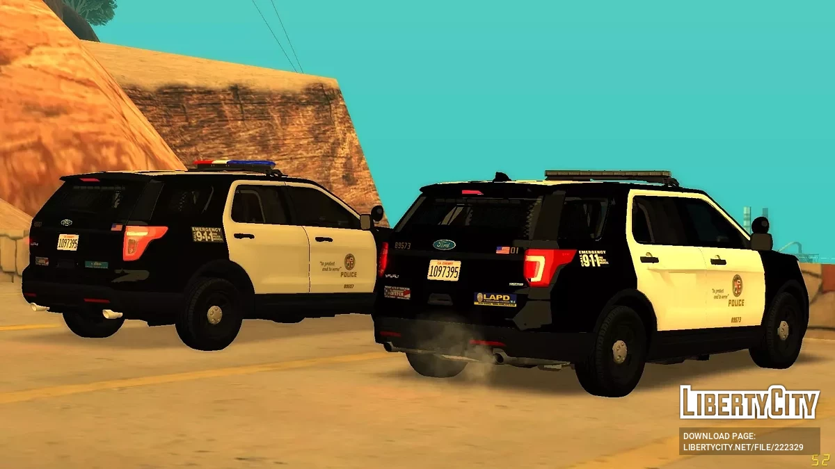 [ImVeFt] [ELM] Modifizierter 2017 Explorer LAPD Patrol / GTA San Andreas