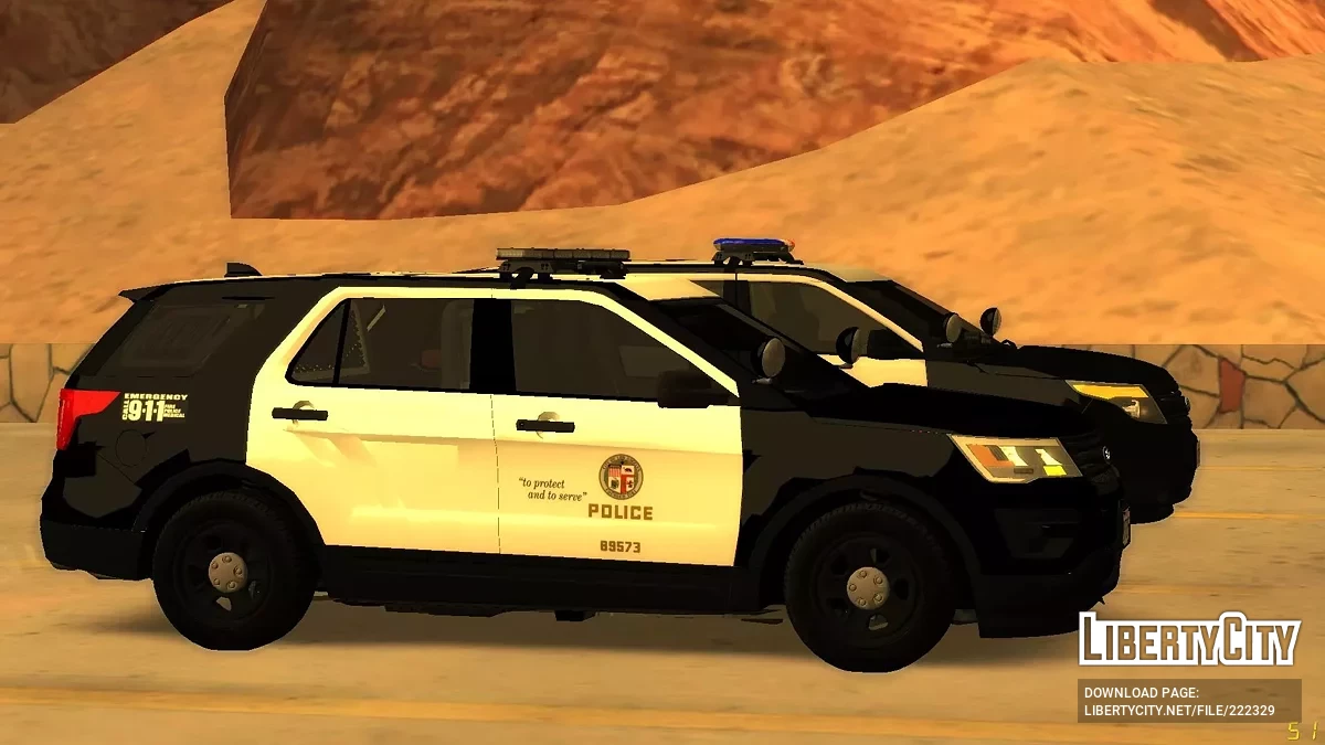 [ImVeFt] [ELM] Modifizierter 2017 Explorer LAPD Patrol / GTA San Andreas