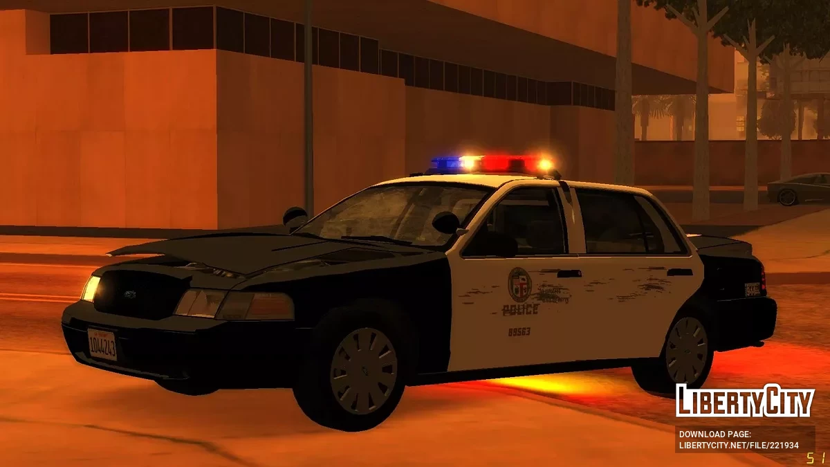 [ImVehFt] [ELM] Modified 2007 CVPI LAPD Patrol / GTA San Andreas