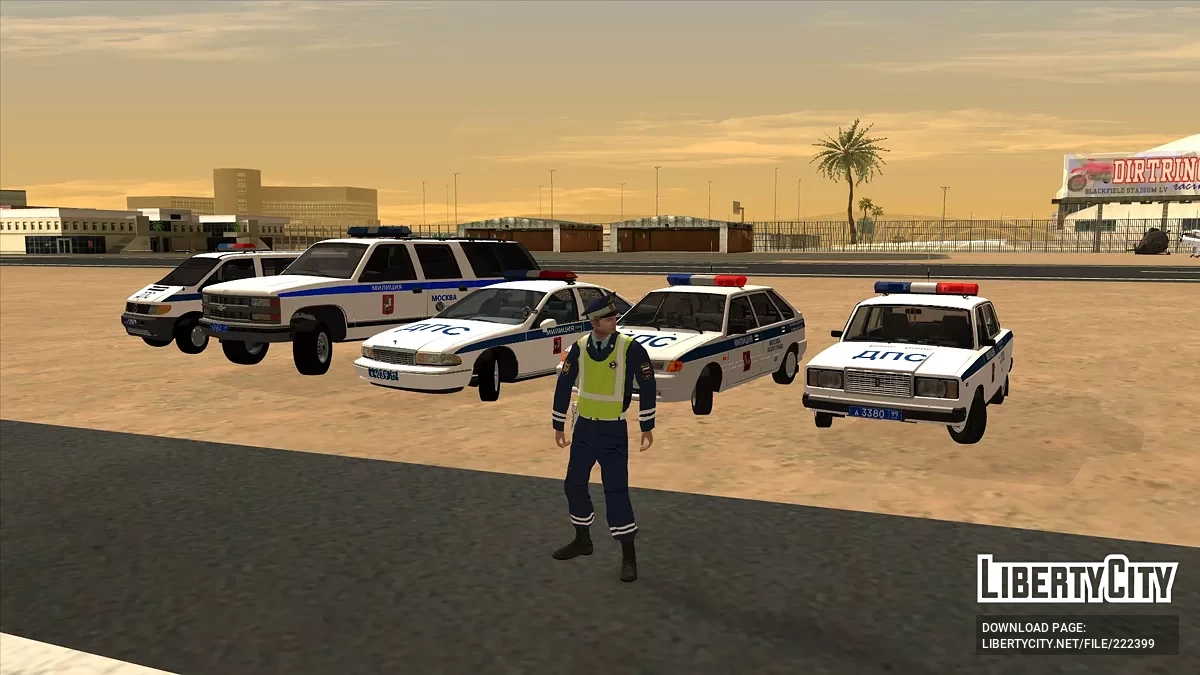 Koleksi Mobil Polisi Moskow 2000-an v2 / GTA San Andreas