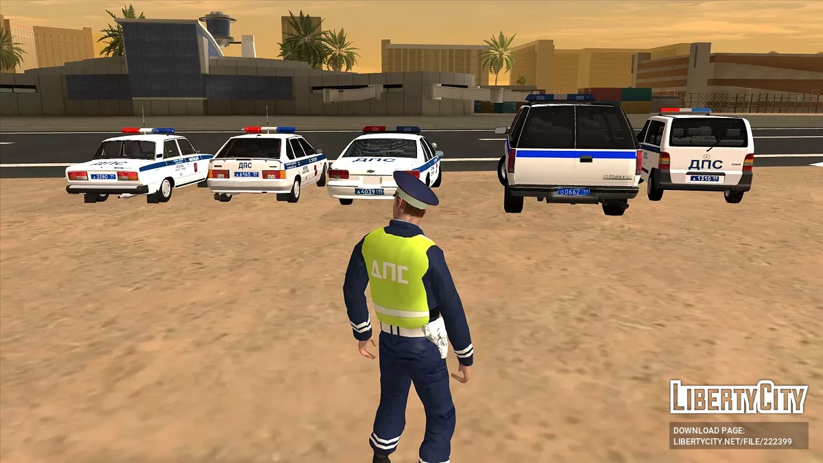 Koleksi Mobil Polisi Moskow 2000-an v2 / GTA San Andreas
