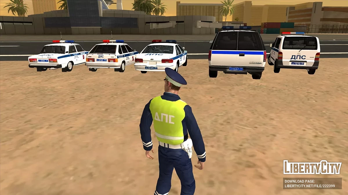 Koleksi Mobil Polisi Moskow 2000-an v2 / GTA San Andreas