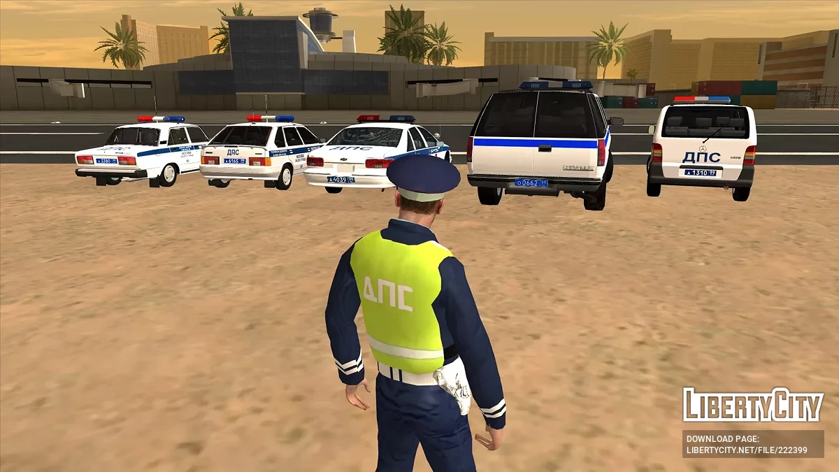 Koleksi Mobil Polisi Moskow 2000-an v2 / GTA San Andreas