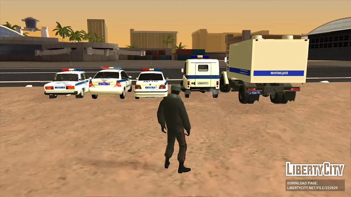 Collection of cars of the Moscow Police of the 2000s v3 / GTA San Andreas