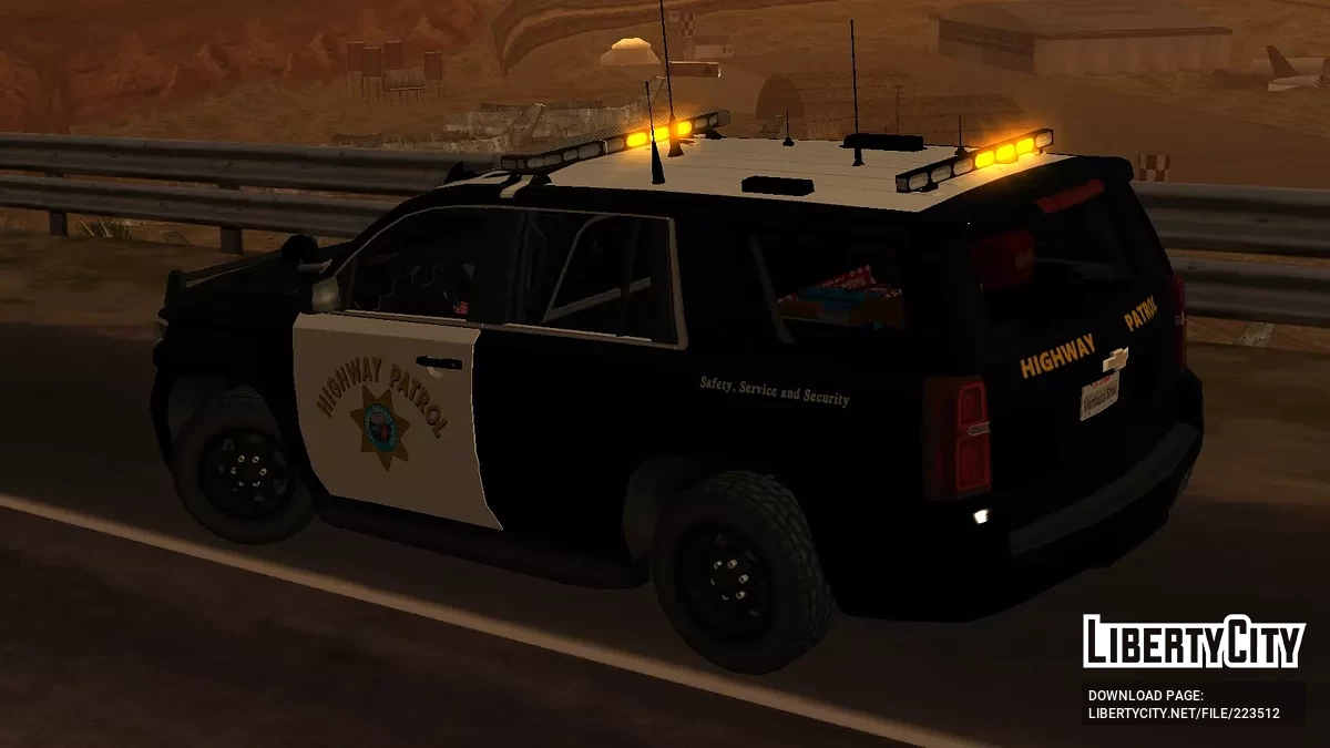 Chevrolet Tahoe '16 Kaliforniya Otoyolu Polisiye / GTA San Andreas