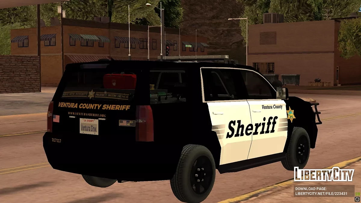Chevrolet Tahoe '18 VCSO 4x4 / GTA San Andreas
