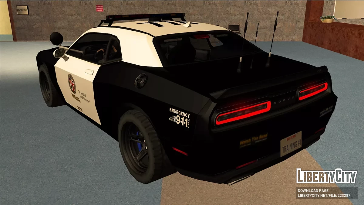 Dodge Challenger 2015 LAPD HSU / GTA San Andreas