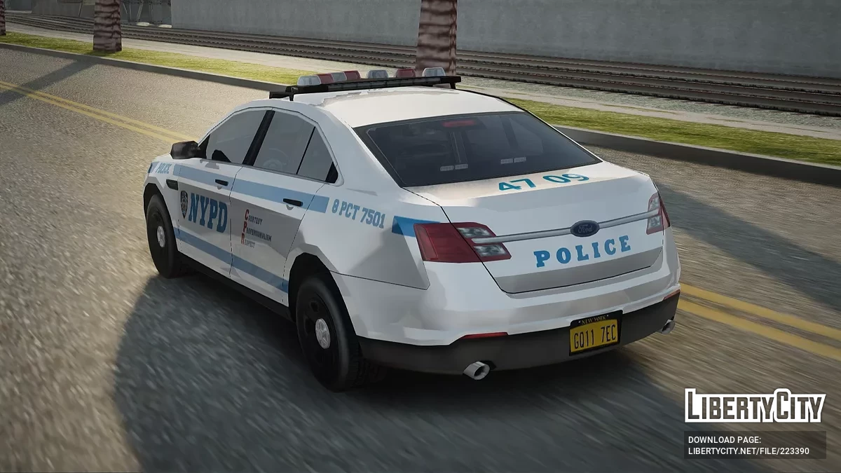 Ford Taurus Interceptor Policial '19 (Departamento de Polícia de Nova York) / GTA San Andreas
