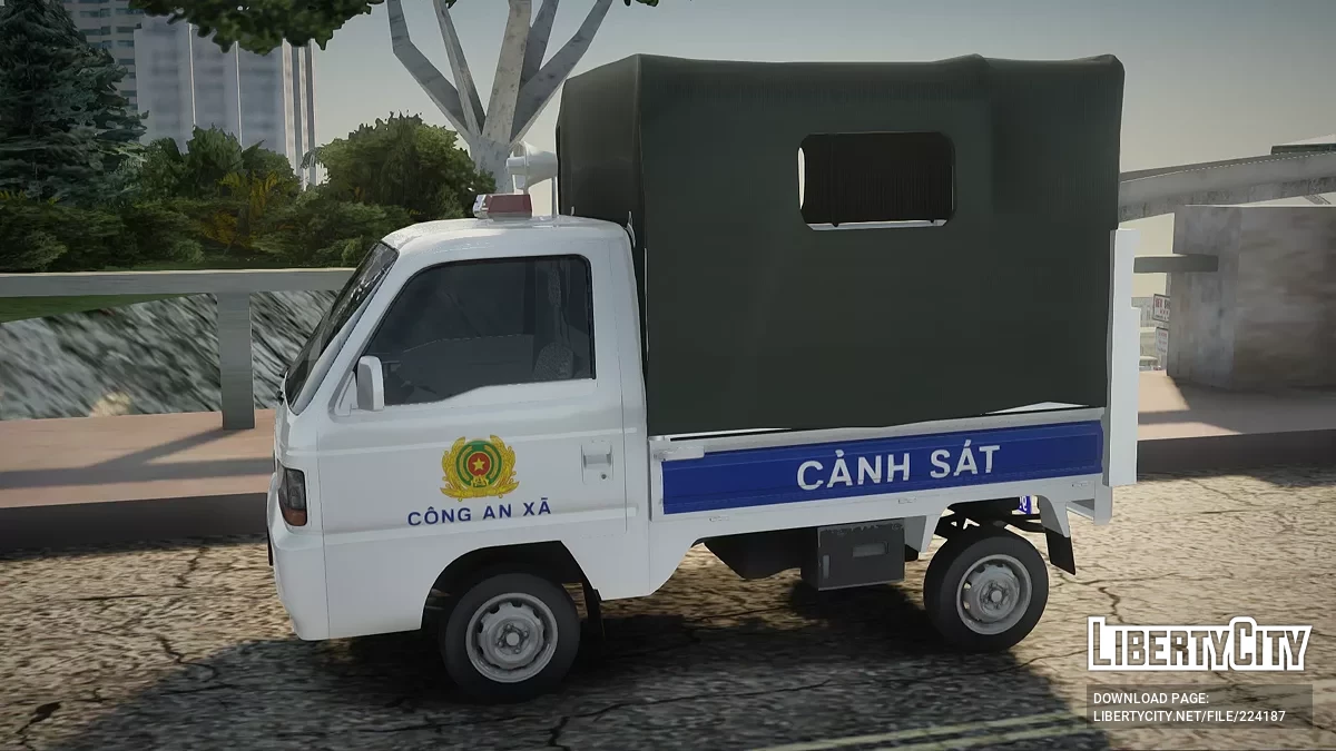 Honda Acty Mobil Polisi Komune Vietnam / GTA San Andreas